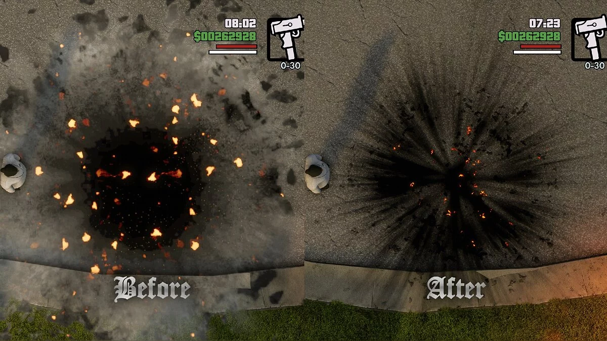 Исправление эффектов v1 [GTA 3, VC, SA] / GTA San Andreas: The Definitive Edition