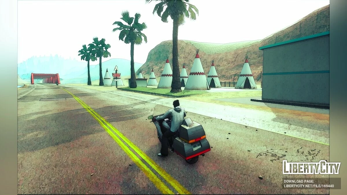 Classic Watercolor Illustration / GTA San Andreas: The Definitive Edition