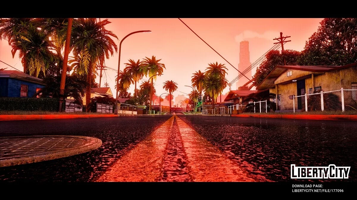 Эффект солнцезащитных очков / GTA San Andreas: The Definitive Edition