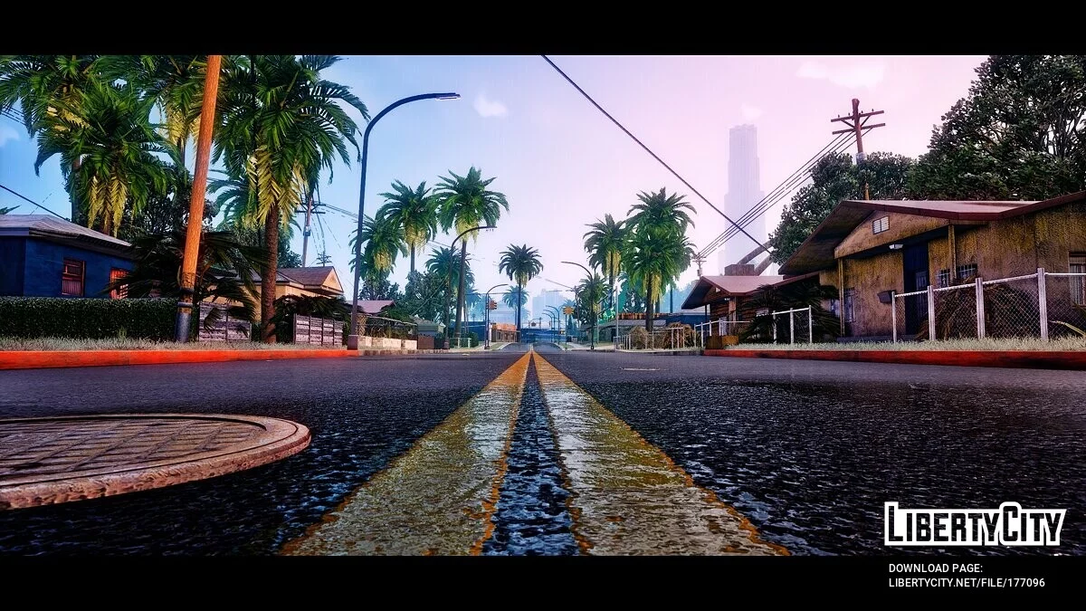 Эффект солнцезащитных очков / GTA San Andreas: The Definitive Edition