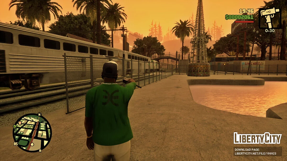 Графический пресет в стиле PS2 / GTA San Andreas: The Definitive Edition