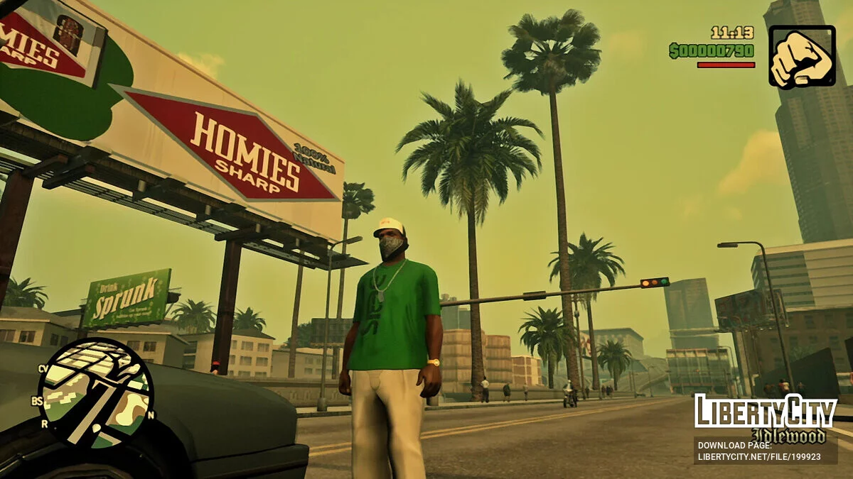 Графический пресет в стиле PS2 / GTA San Andreas: The Definitive Edition