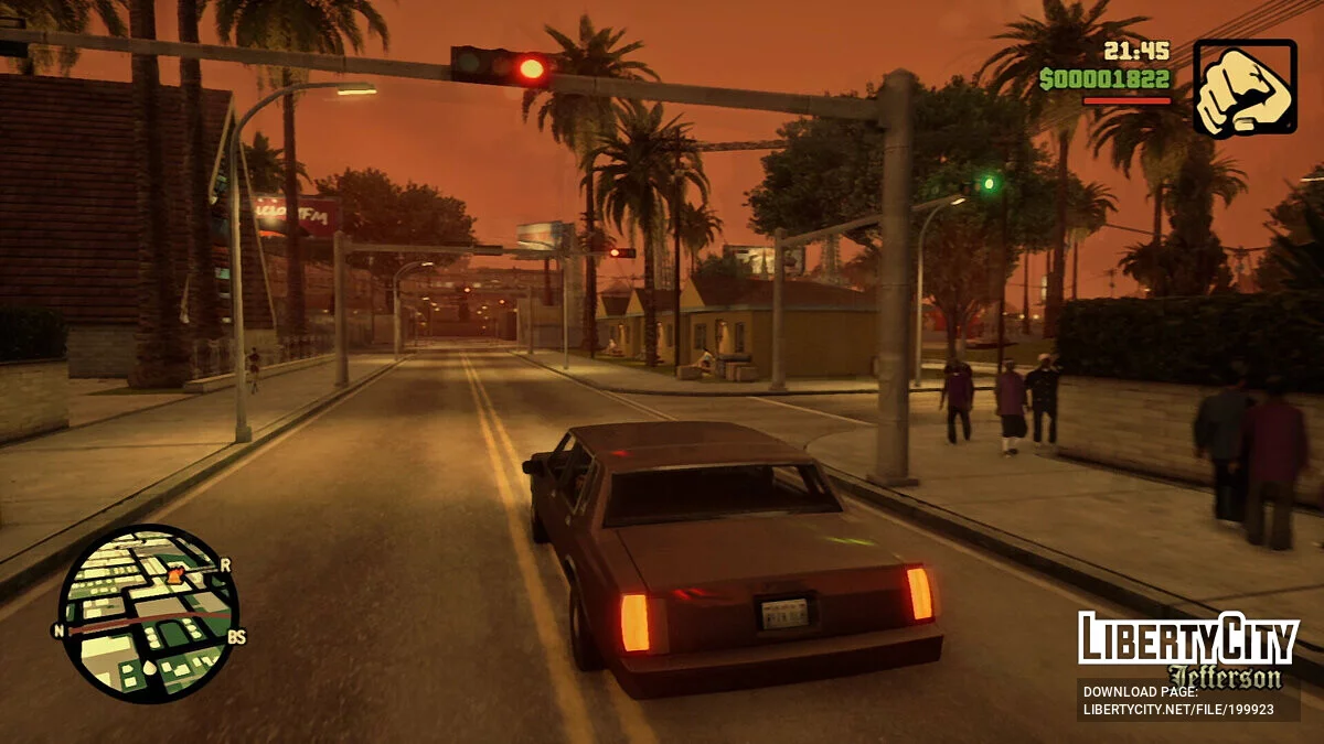 Графический пресет в стиле PS2 / GTA San Andreas: The Definitive Edition