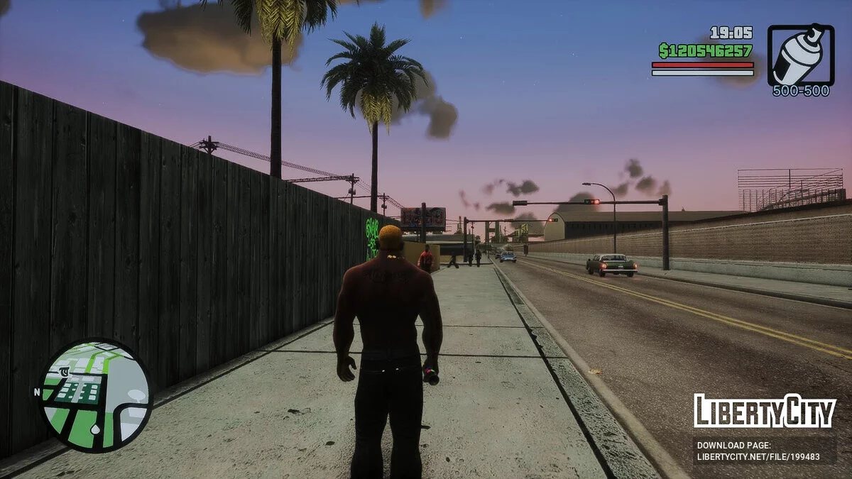 Реалистичная и улучшенная графика / GTA San Andreas: The Definitive Edition