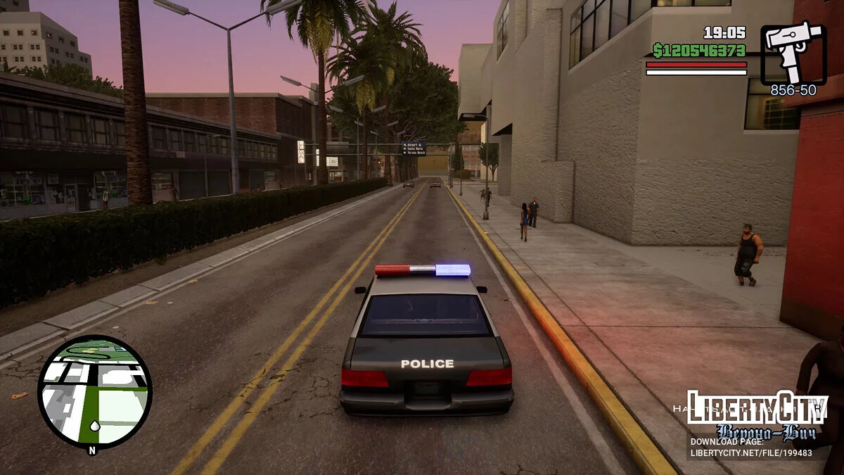 Реалистичная и улучшенная графика / GTA San Andreas: The Definitive Edition