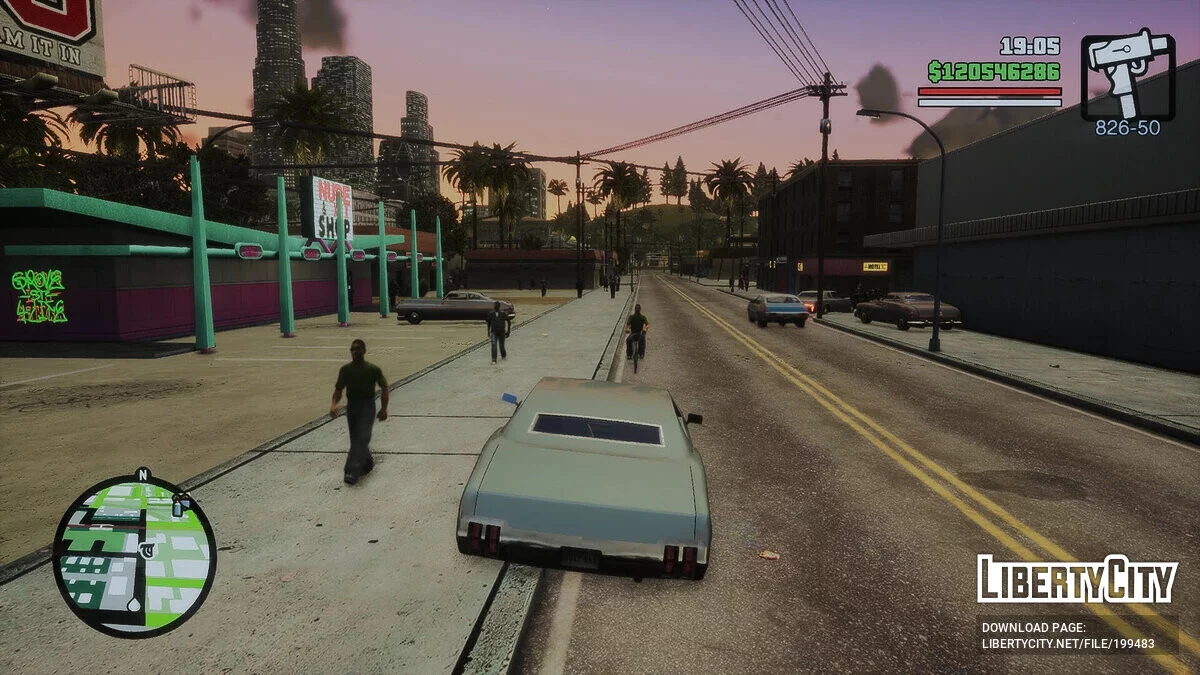 Реалистичная и улучшенная графика / GTA San Andreas: The Definitive Edition