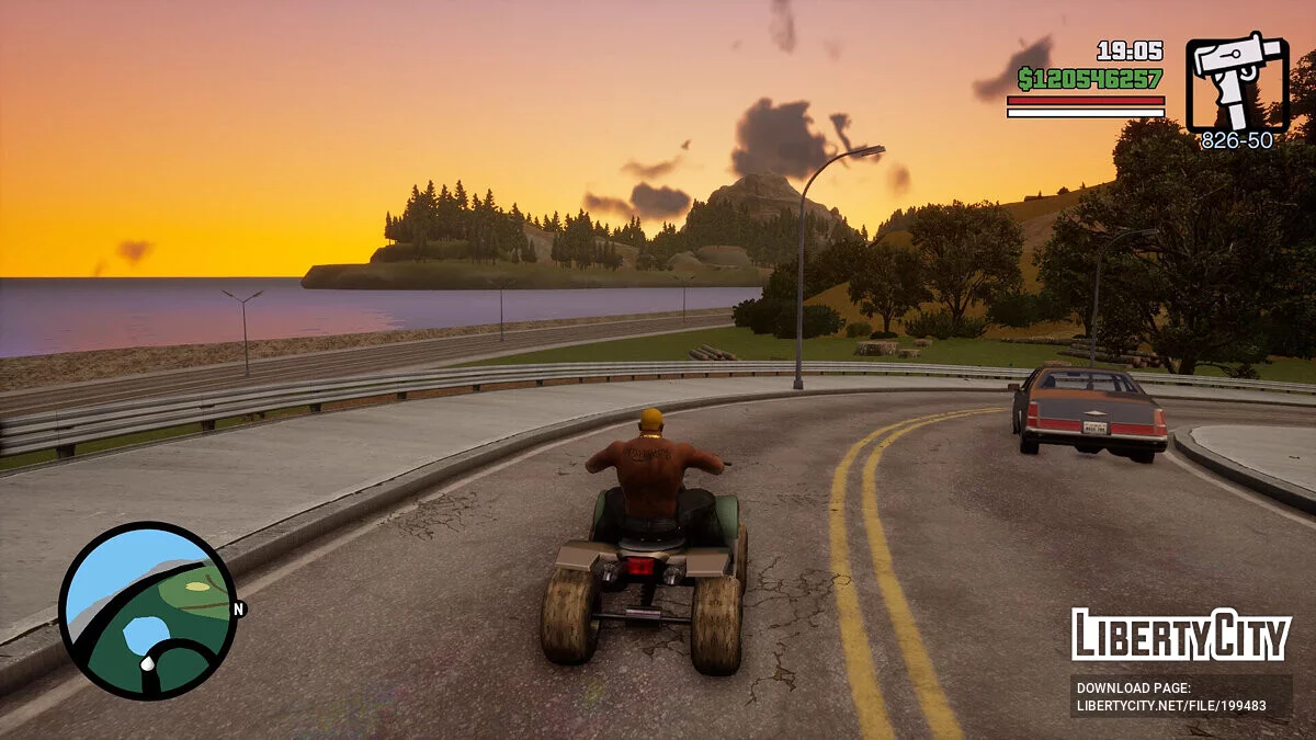 Реалистичная и улучшенная графика / GTA San Andreas: The Definitive Edition