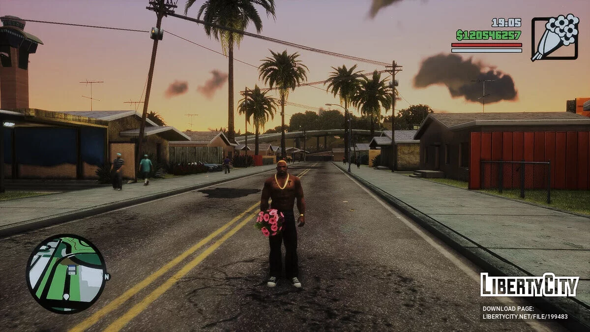 Реалистичная и улучшенная графика / GTA San Andreas: The Definitive Edition