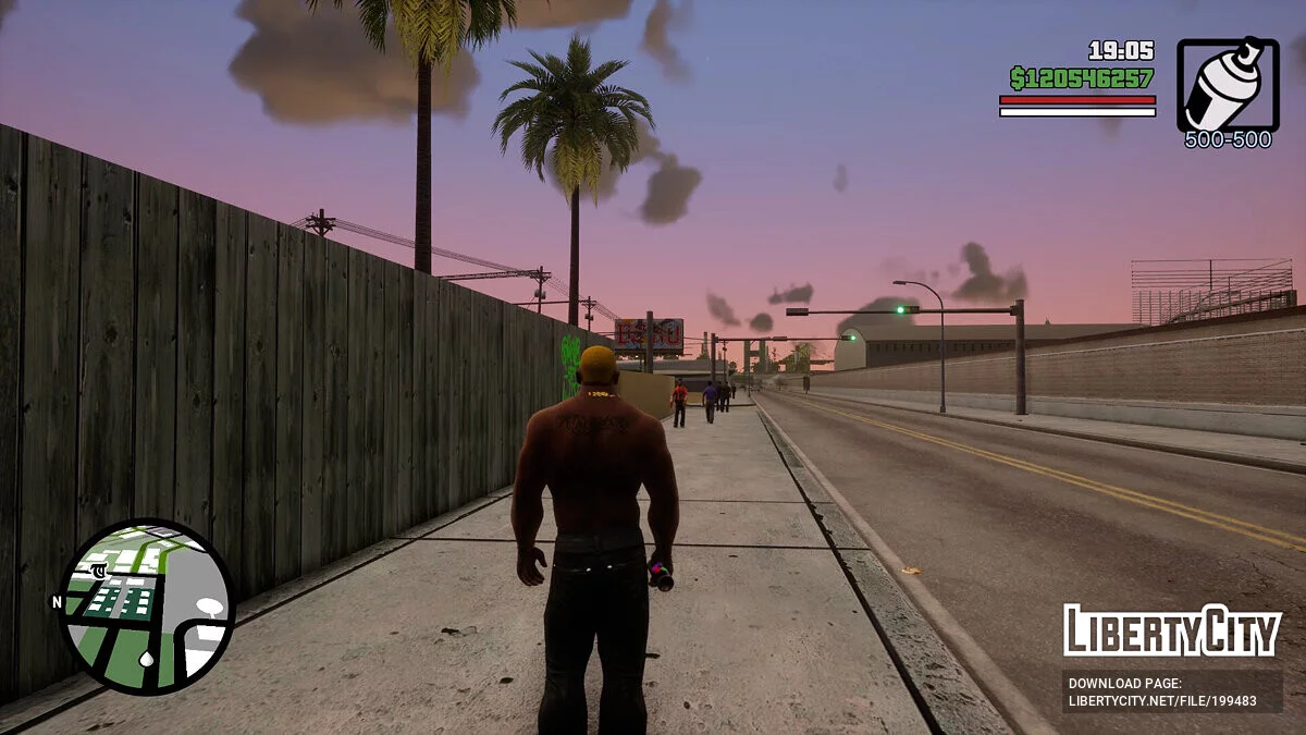 Реалистичная и улучшенная графика / GTA San Andreas: The Definitive Edition