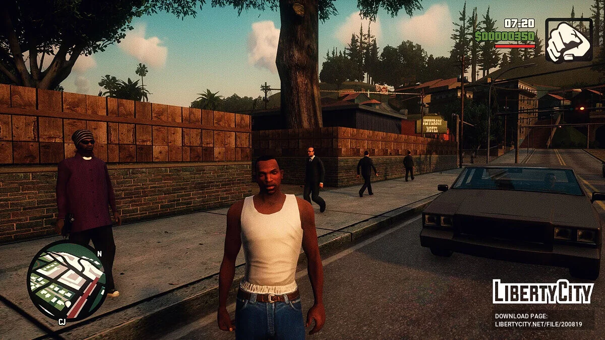 Визуальные эффекты в стиле 90х / GTA San Andreas: The Definitive Edition