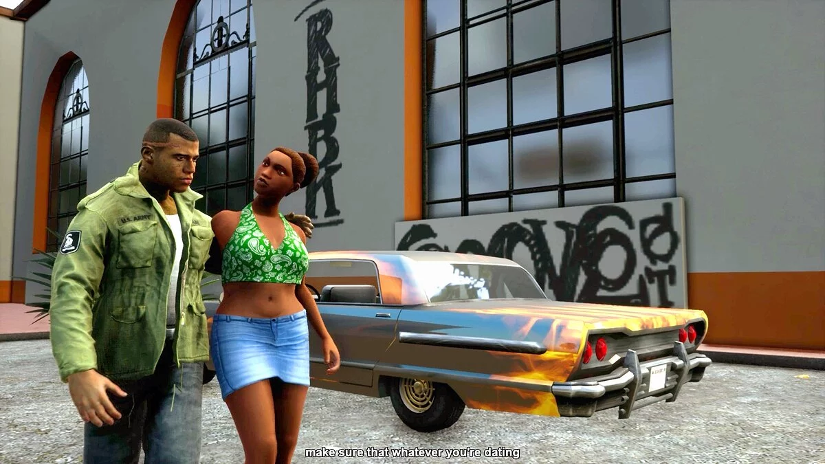 Линкольн Клей из Mafia 3 / GTA San Andreas: The Definitive Edition