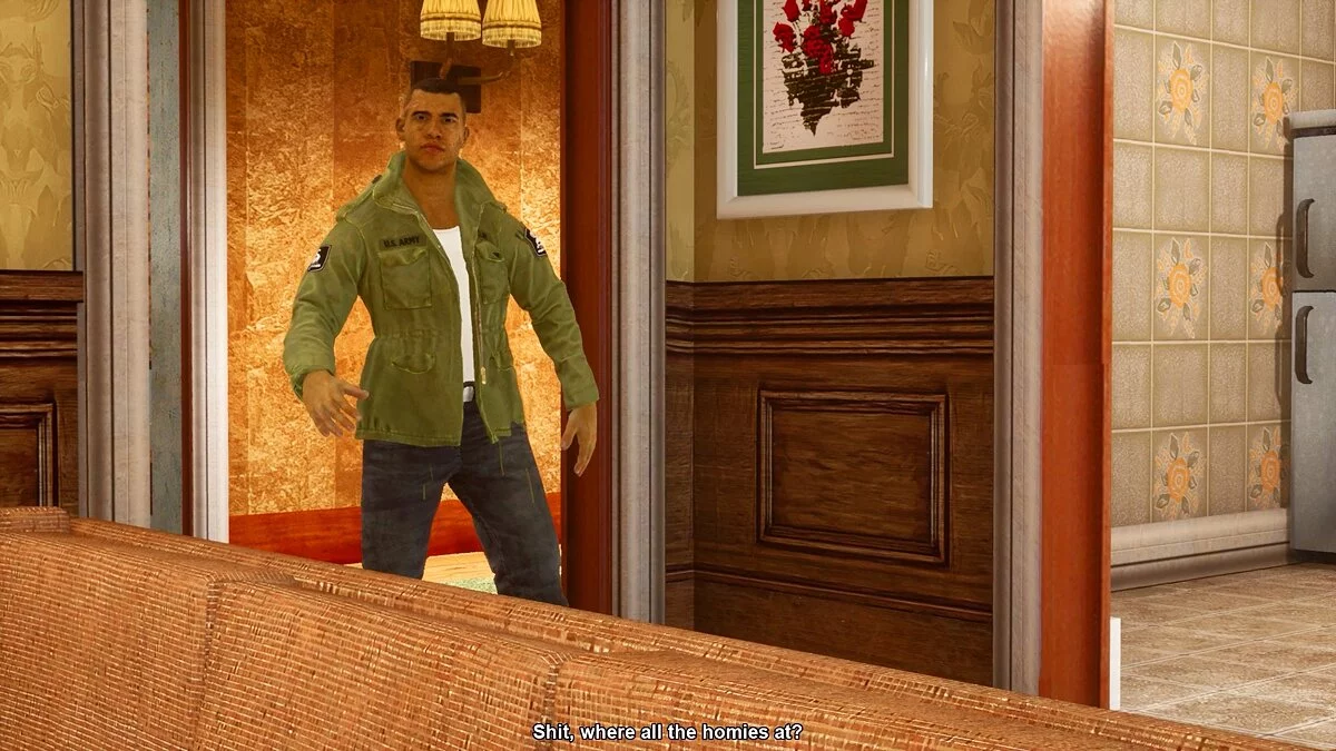Линкольн Клей из Mafia 3 / GTA San Andreas: The Definitive Edition