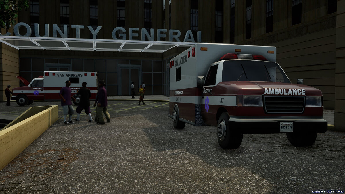 Оживлёние больниц в Лос-Сантосе для GTA San Andreas: The Definitive Edition - Картинка #2