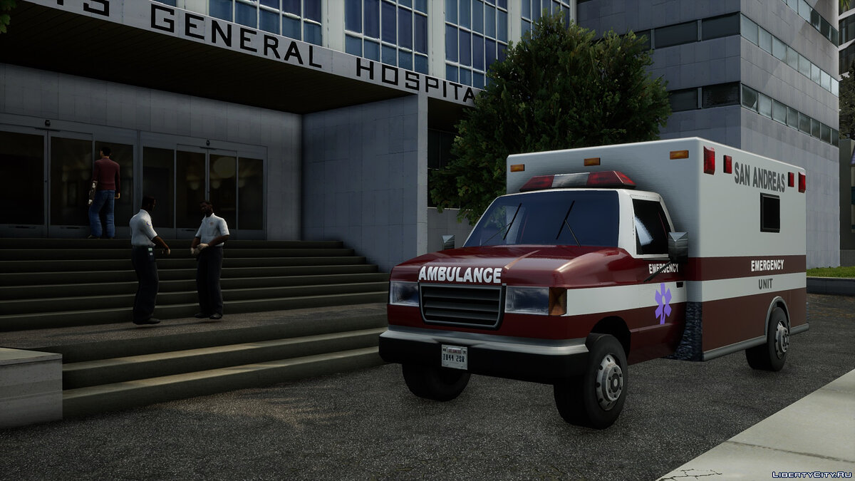 Оживлёние больниц в Лос-Сантосе для GTA San Andreas: The Definitive Edition - Картинка #1