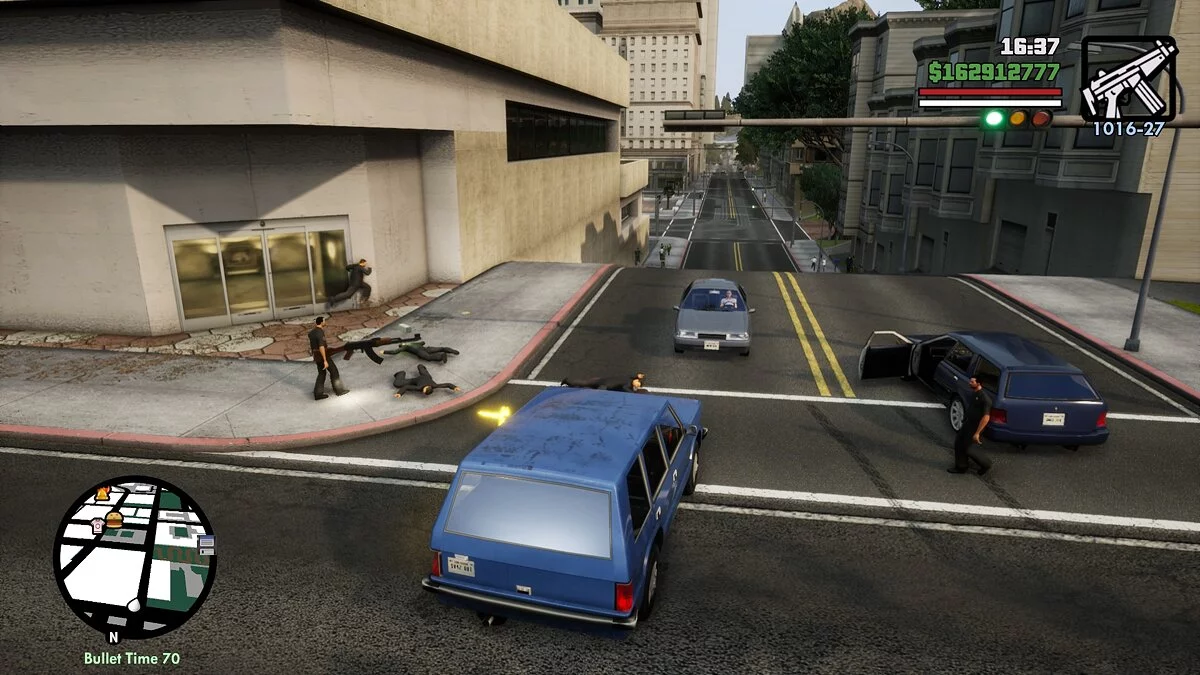 Bullet Time - Замедление времени / GTA San Andreas: The Definitive Edition