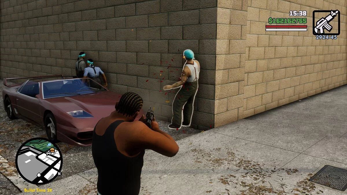 Bullet Time - Замедление времени / GTA San Andreas: The Definitive Edition
