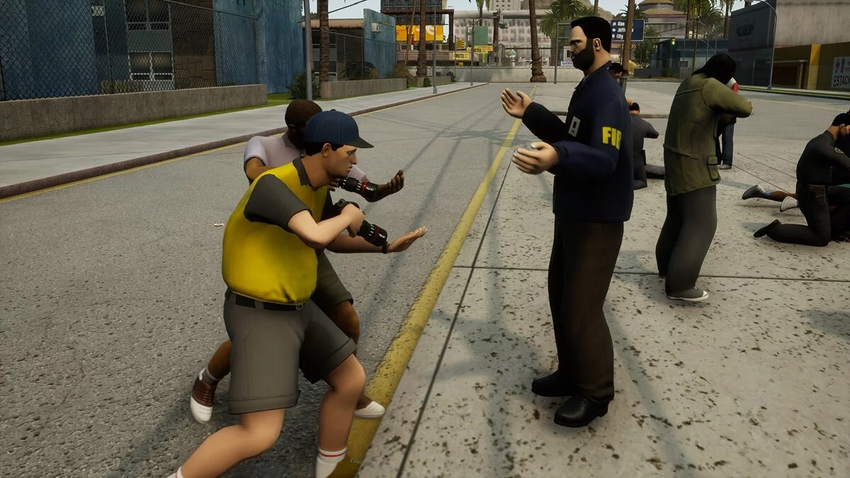 Дорожное происшествие / GTA San Andreas: The Definitive Edition