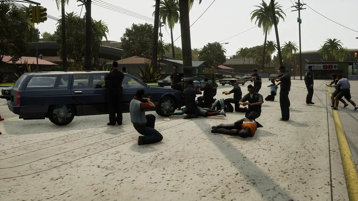 Дорожное происшествие / GTA San Andreas: The Definitive Edition