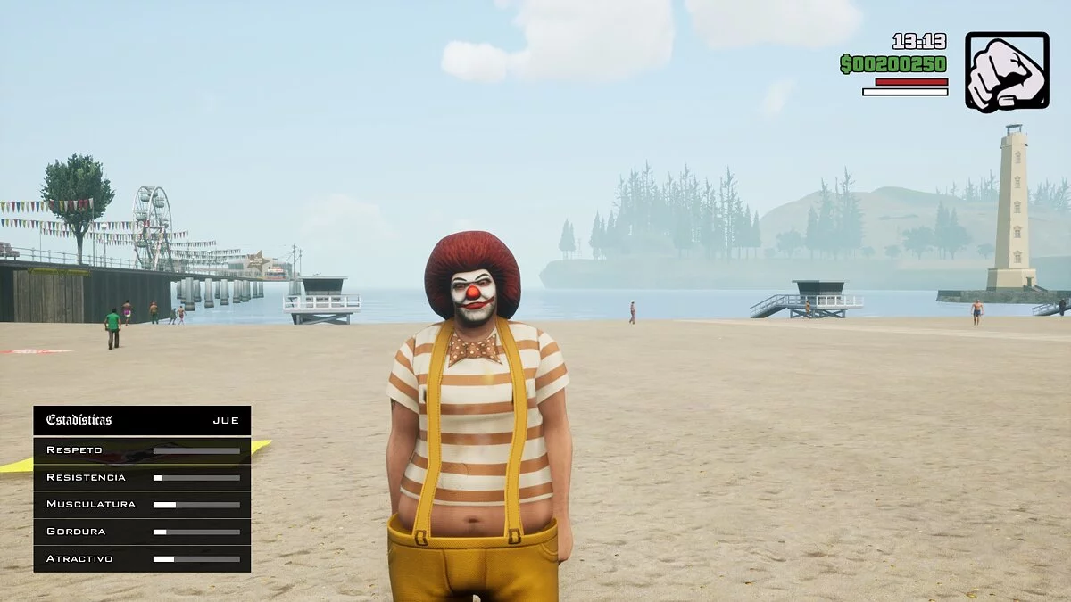 Skin Selector - Поиграйте за любого пешехода / GTA San Andreas: The Definitive Edition