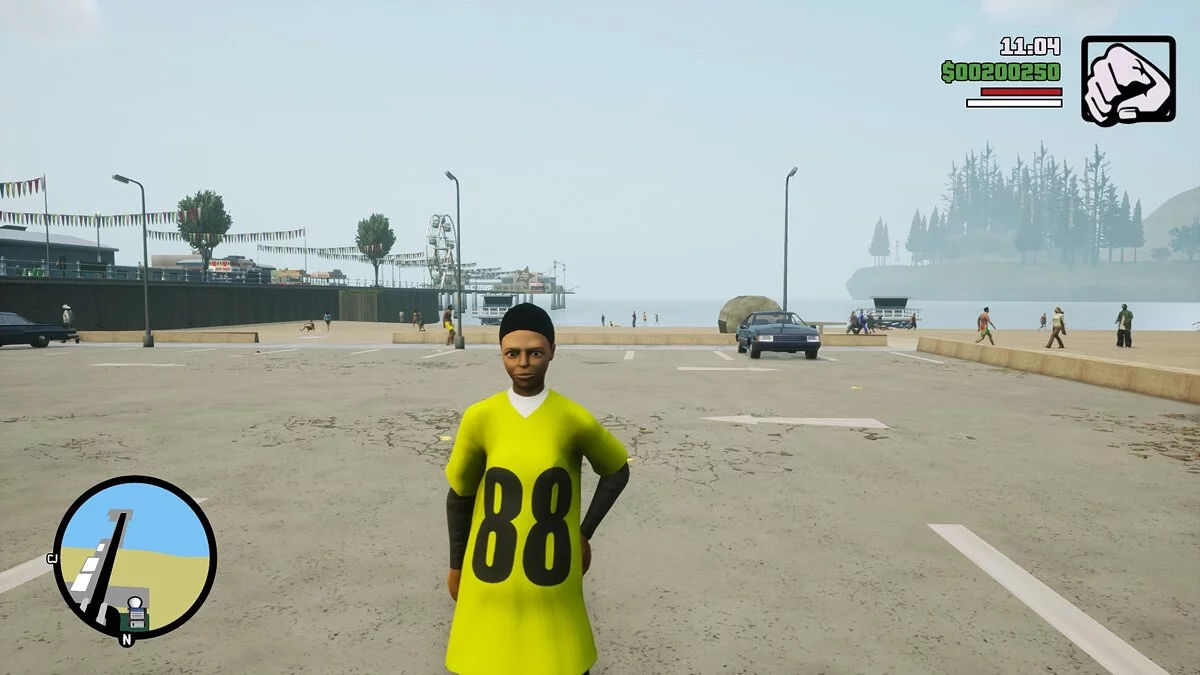 Skin Selector - Поиграйте за любого пешехода / GTA San Andreas: The Definitive Edition