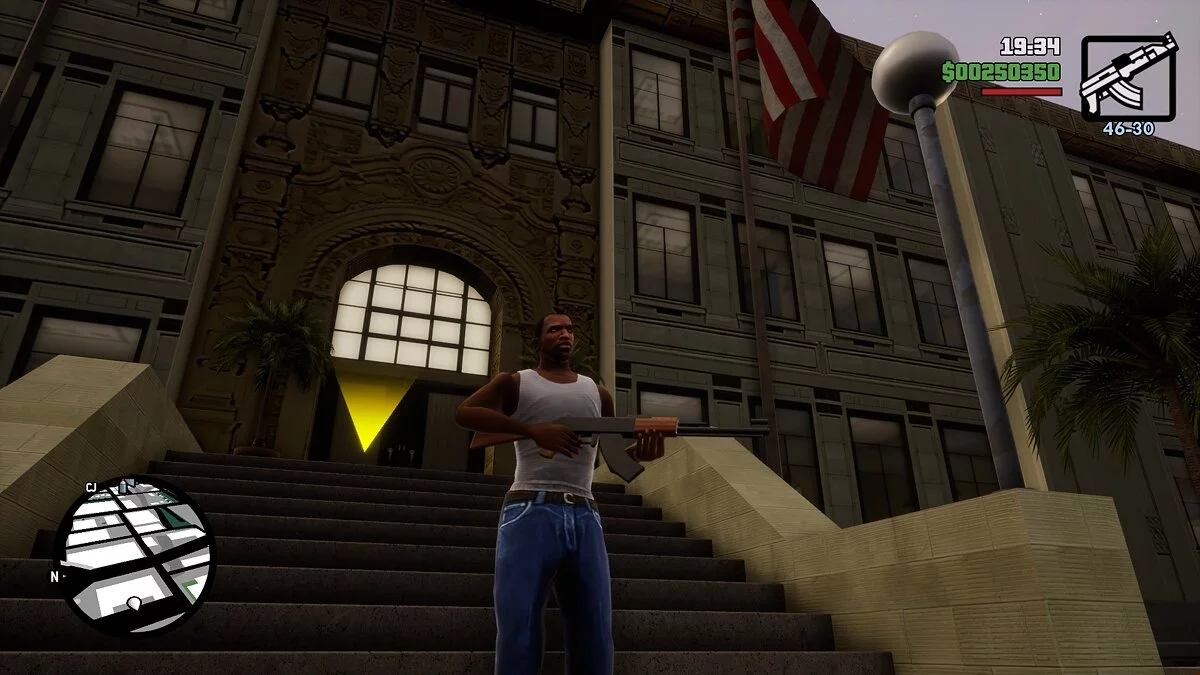 Сохранение оружия после смерти или ареста / GTA San Andreas: The Definitive Edition