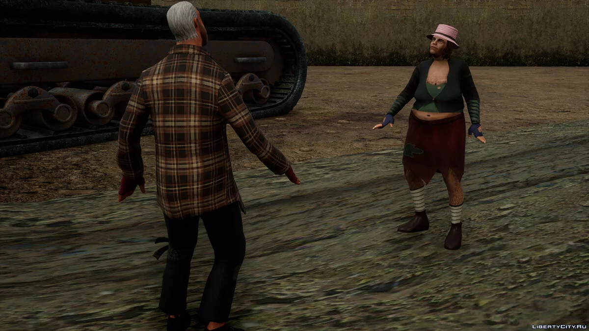 Вечеринка бомжей / GTA San Andreas: The Definitive Edition