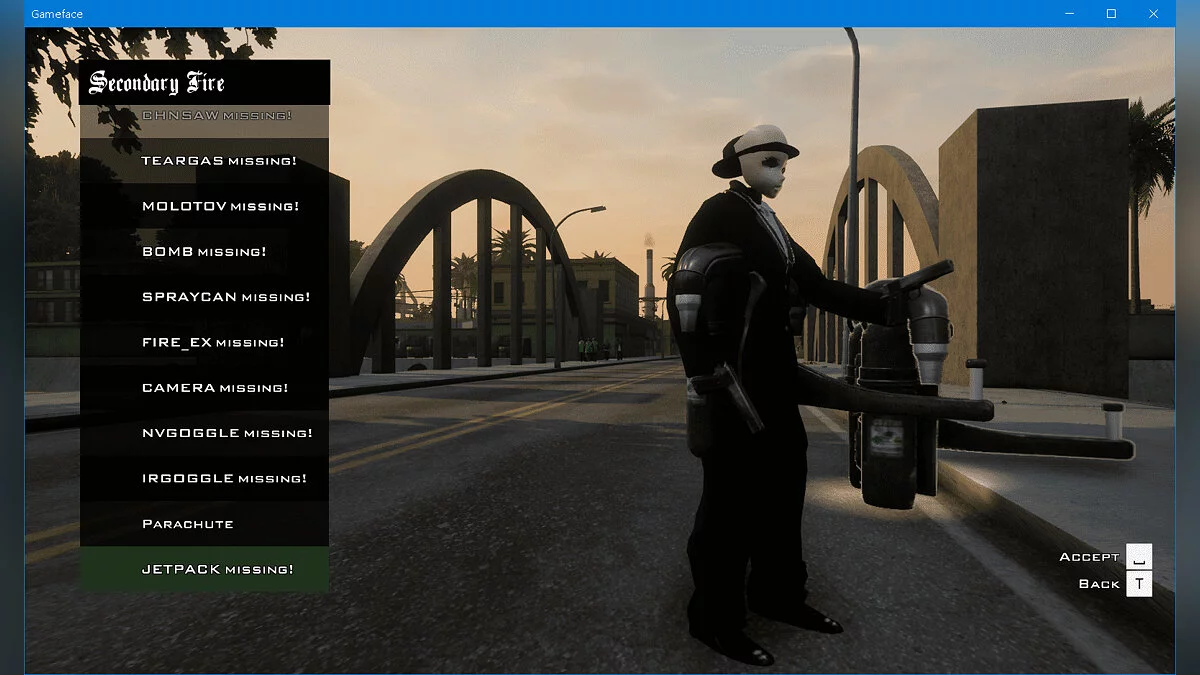 Меню выбора оружия v2 / GTA San Andreas: The Definitive Edition