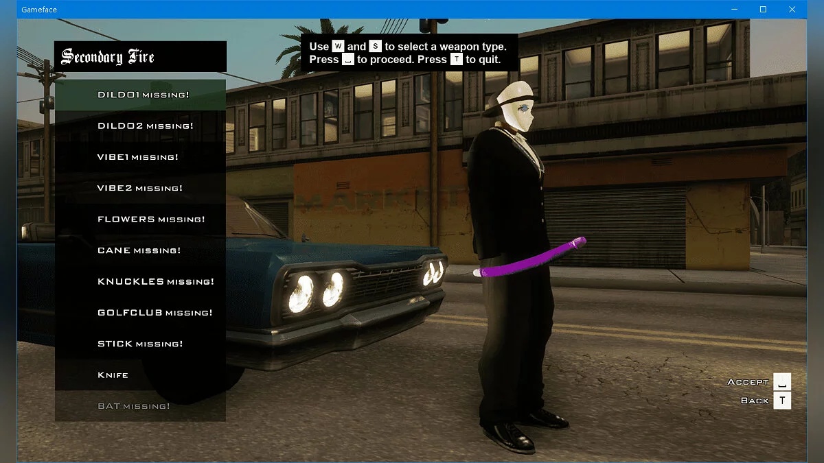 Меню выбора оружия v2 / GTA San Andreas: The Definitive Edition