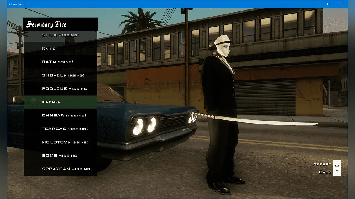 Меню выбора оружия v2 / GTA San Andreas: The Definitive Edition