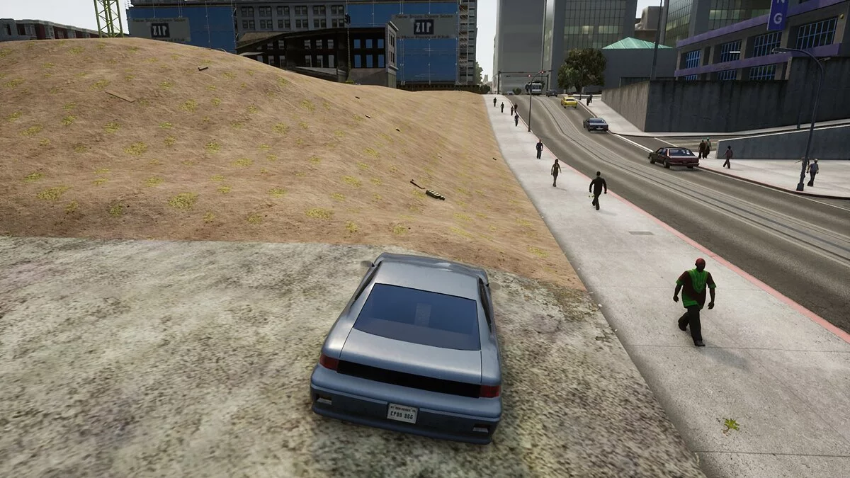 Перевернуть автомобиль / GTA San Andreas: The Definitive Edition