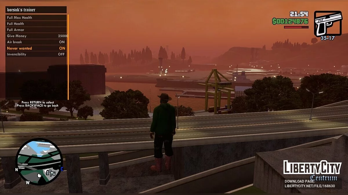 Borsuk's trainer 0.4 / GTA San Andreas: The Definitive Edition