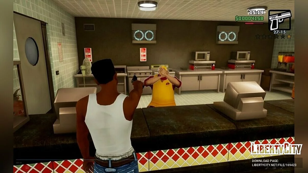 Ограбление магазинов и ресторанов / GTA San Andreas: The Definitive Edition