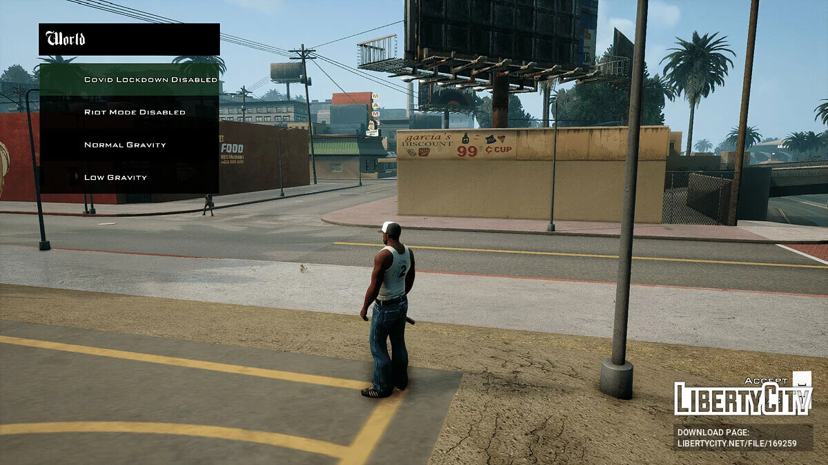 Простой нативный трейнер / GTA San Andreas: The Definitive Edition