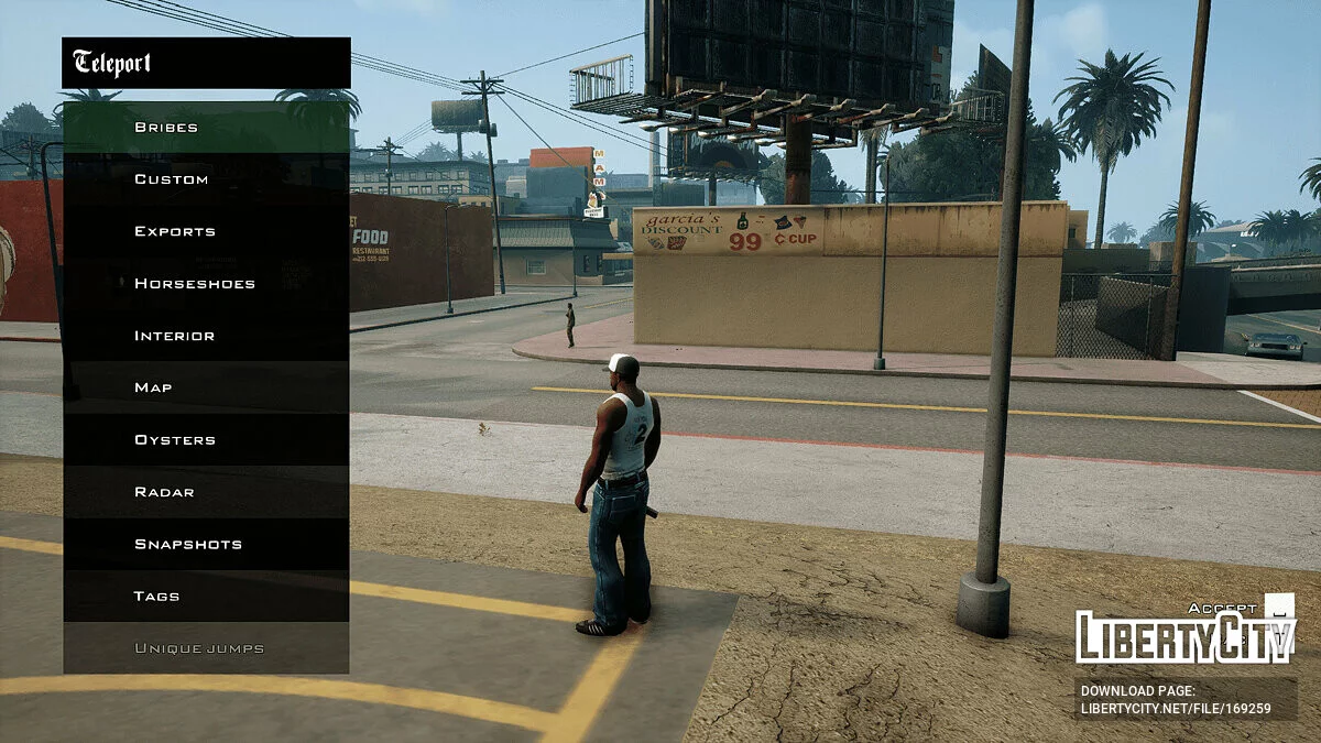 Простой нативный трейнер / GTA San Andreas: The Definitive Edition