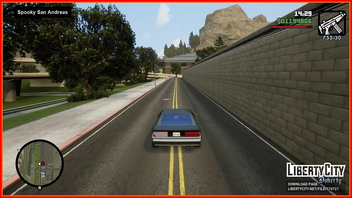 Отключение трафика (нет людей и транспорта) / GTA San Andreas: The Definitive Edition