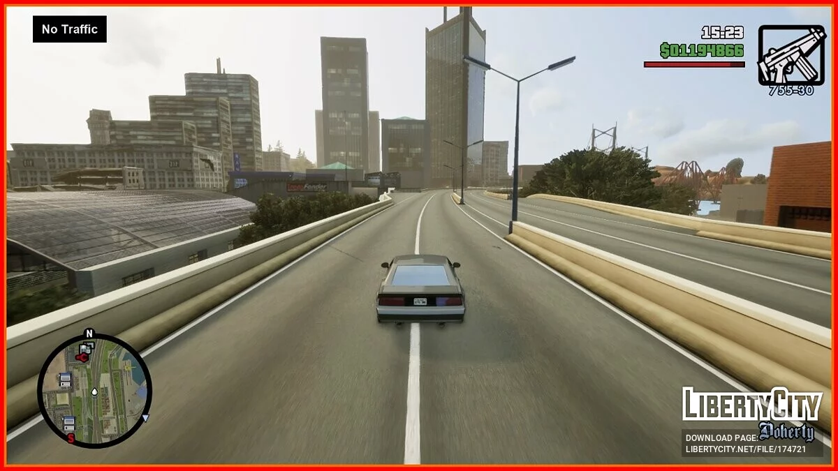 Отключение трафика (нет людей и транспорта) / GTA San Andreas: The Definitive Edition