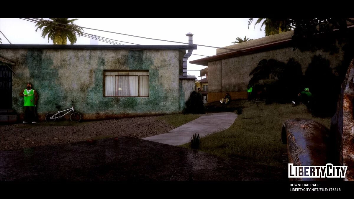 Реалистичный Grove Street V1.0 / GTA San Andreas: The Definitive Edition
