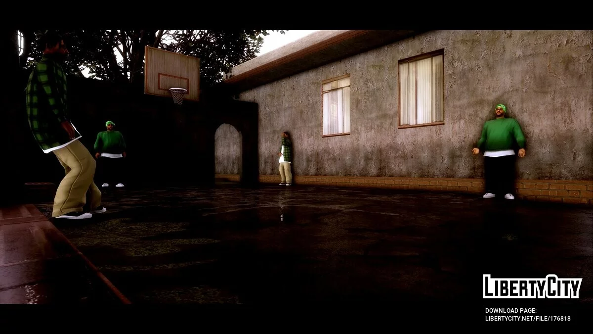 Реалистичный Grove Street V1.0 / GTA San Andreas: The Definitive Edition