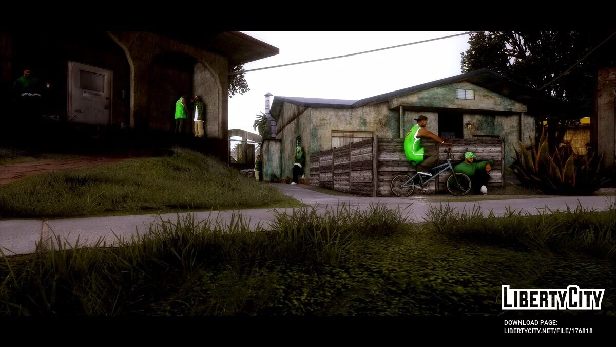 Реалистичный Grove Street V1.0 / GTA San Andreas: The Definitive Edition
