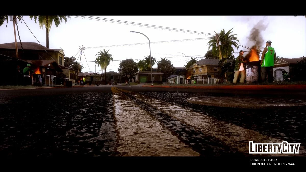 Оживление Grove Street V1.0 / GTA San Andreas: The Definitive Edition