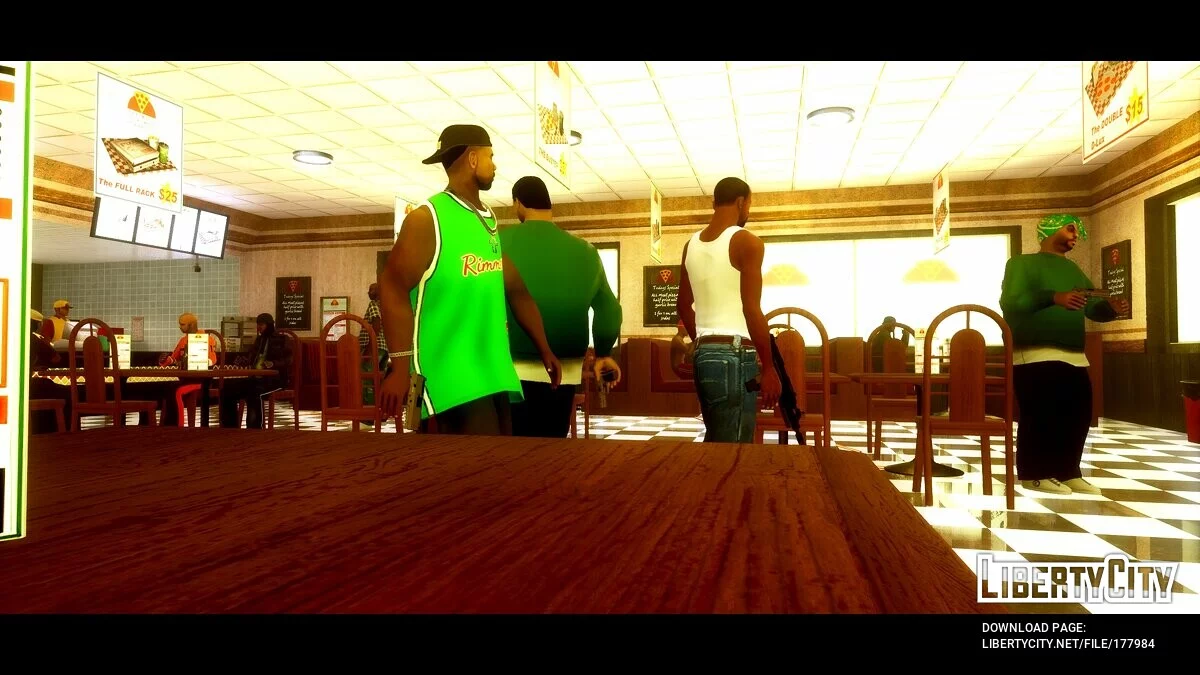 Реалистичное поведение братков V1.0 / GTA San Andreas: The Definitive Edition