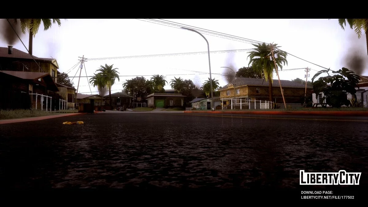 Реалистичные дома на Grove Street v1.0 / GTA San Andreas: The Definitive Edition
