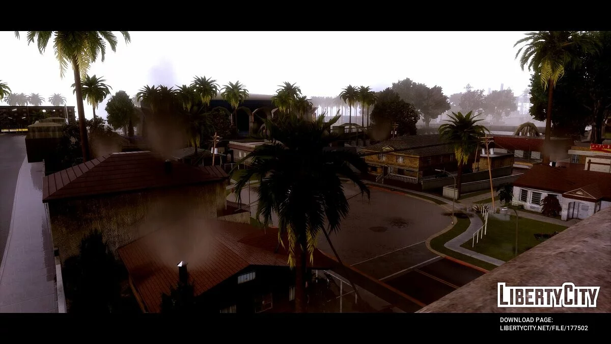 Реалистичные дома на Grove Street v1.0 / GTA San Andreas: The Definitive Edition