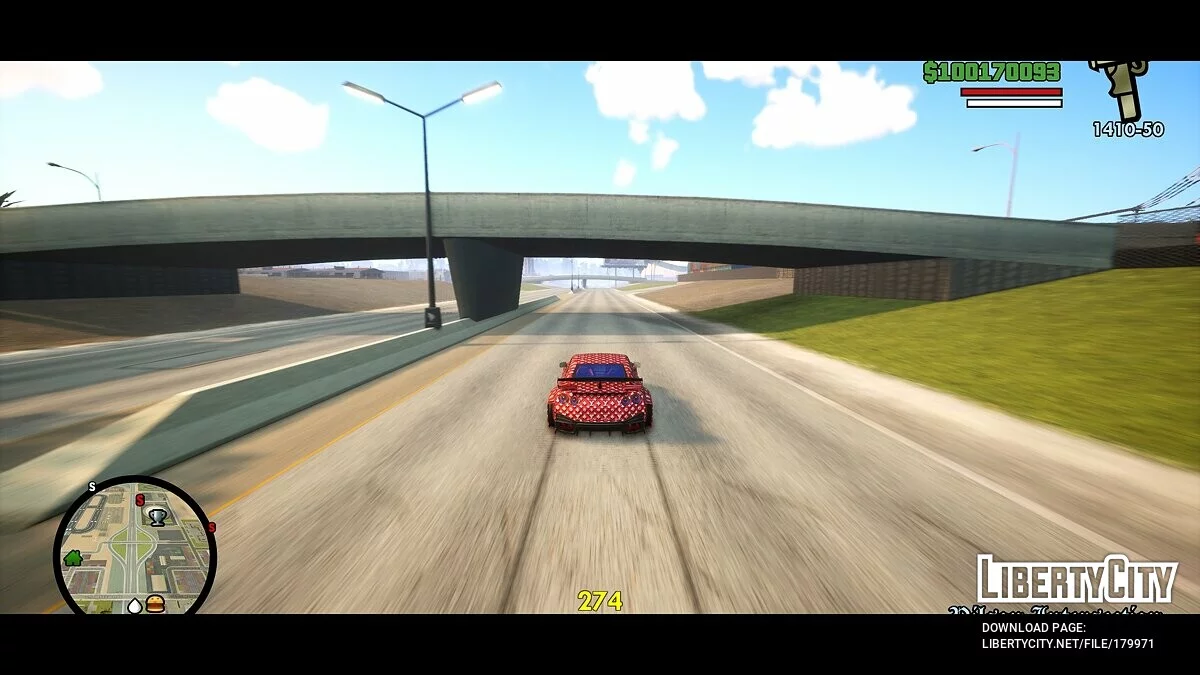 Цифровой спидометр / GTA San Andreas: The Definitive Edition