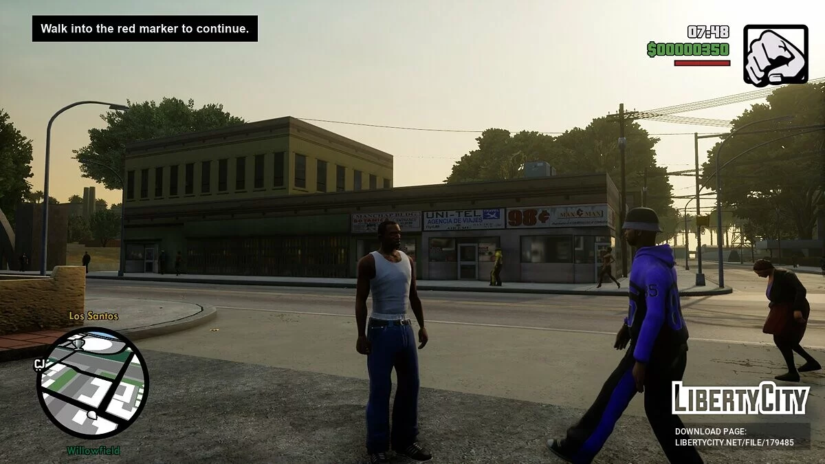 Название района и города / GTA San Andreas: The Definitive Edition