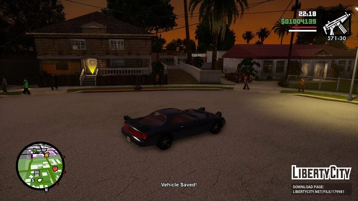 Сохранить автомобиль / GTA San Andreas: The Definitive Edition