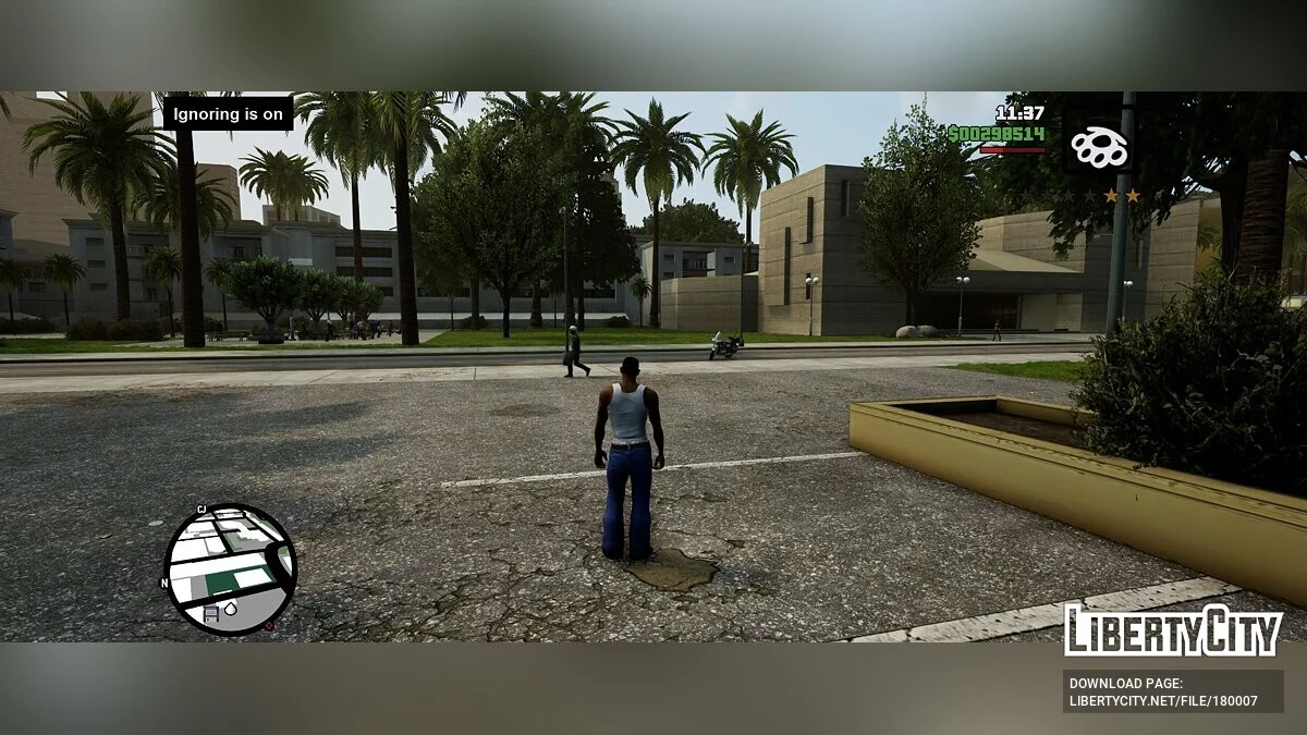 Включить/отключить розыск / GTA San Andreas: The Definitive Edition