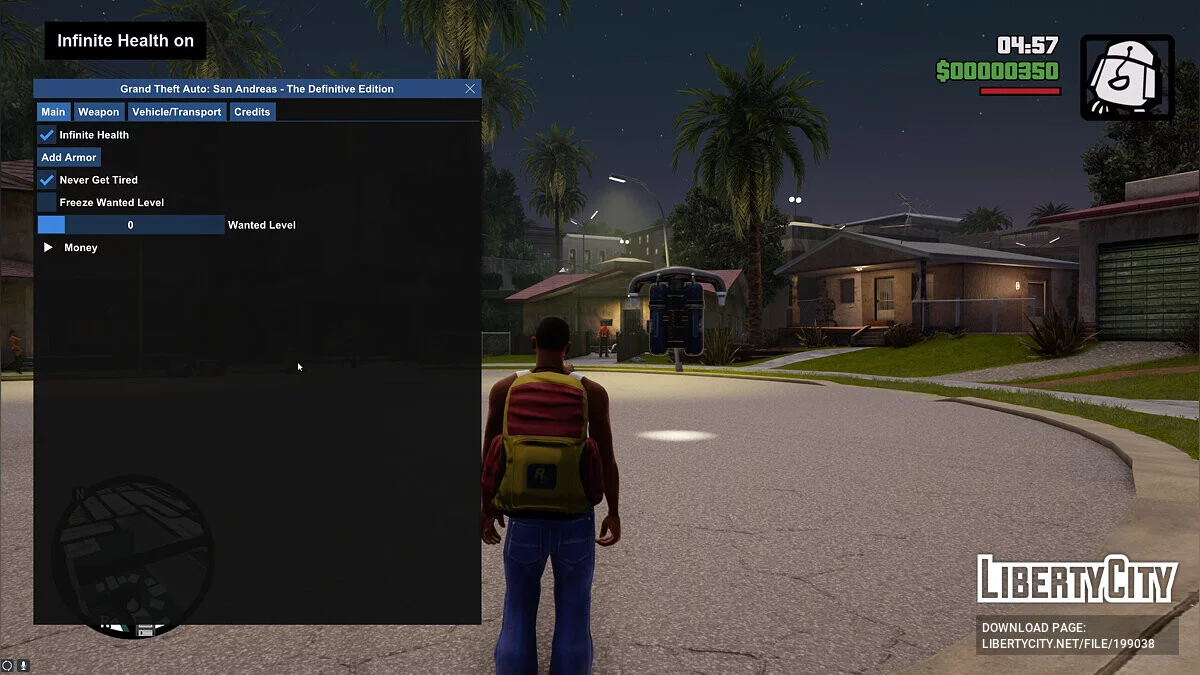 ImGui Menu (Cleo) / GTA San Andreas: The Definitive Edition