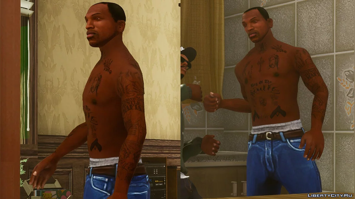 Безумная татуировка Си-Джея / GTA San Andreas: The Definitive Edition