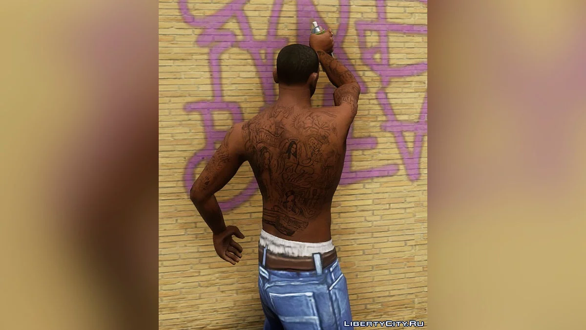 Безумная татуировка Си-Джея / GTA San Andreas: The Definitive Edition